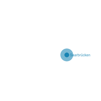 Karte Regionalverband Saarbrücken