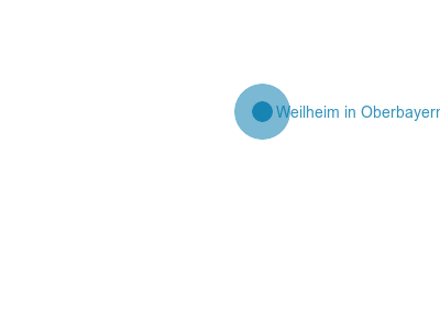 Karte: Landkreis Weilheim-Schongau
