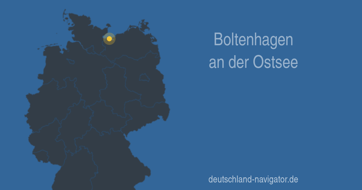 Boltenhagen An Der Ostsee Mecklenburg Vorpommern Stadtplan Wetter Routenplaner Und Mehr