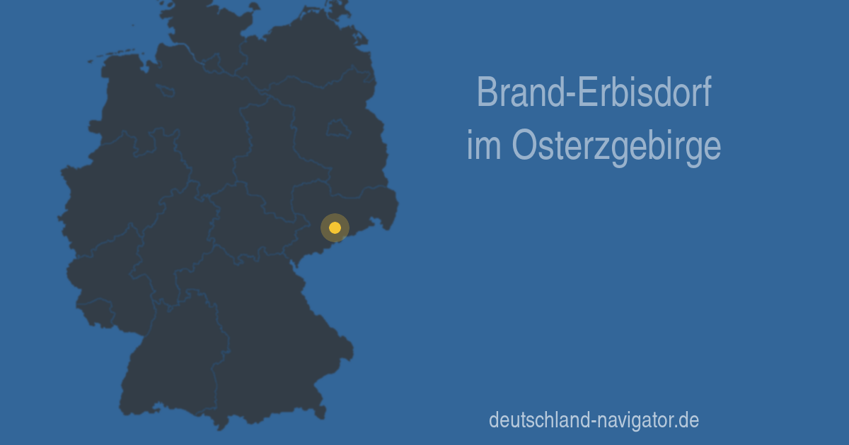 BrandErbisdorf im Osterzgebirge (Sachsen) Stadtplan, Routenplaner