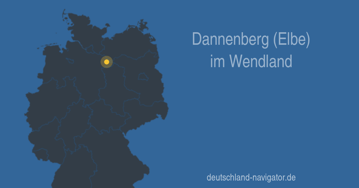 Dannenberg (Elbe) im Wendland (Niedersachsen) - Stadtplan, Routenplaner ...