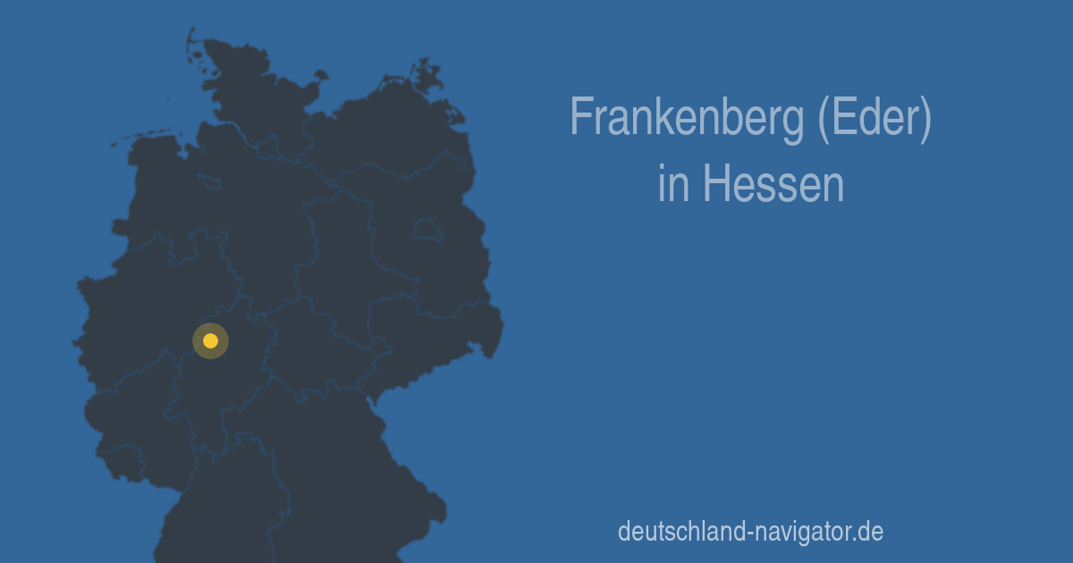 Frankenberg (Eder) in Hessen - Infos und Wissenswertes über Frankenberg