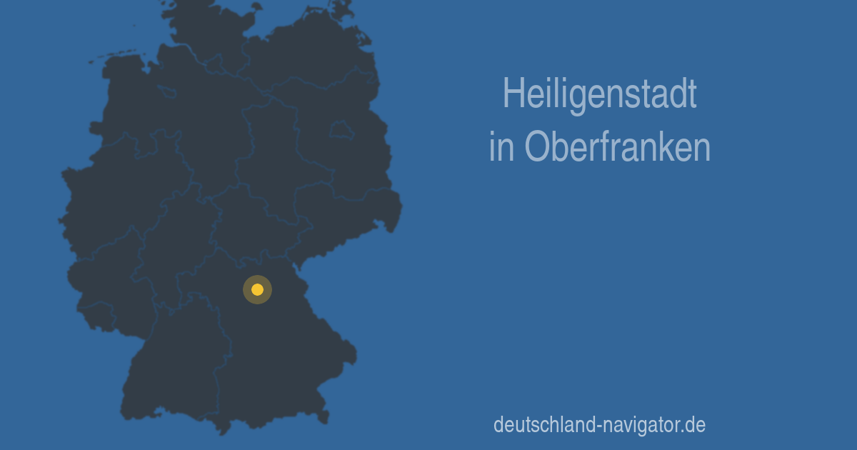 Heiligenstadt in Oberfranken (Bayern) Stadtplan, Routenplaner und mehr