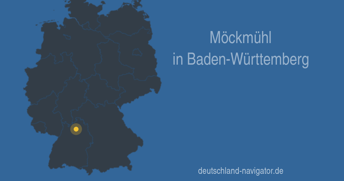 Mockmuhl In Baden Wurttemberg Alle Infos Karte Wetter Und Mehr Beim Deutschland Navigator