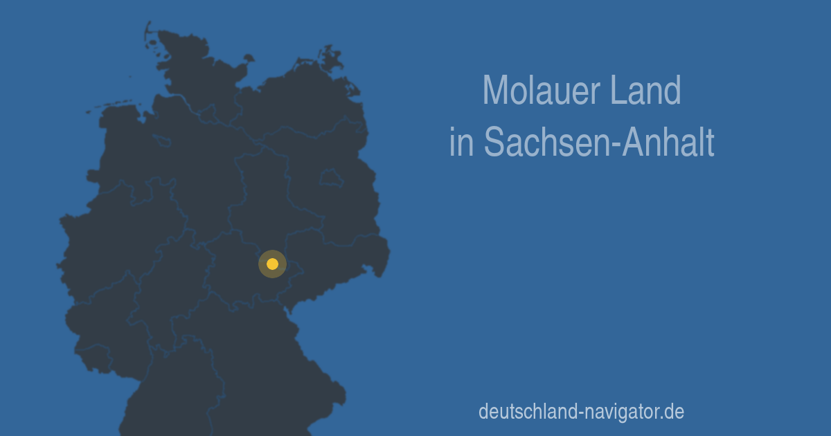 Molauer Land in SachsenAnhalt Karte, Infos und Wissenswertes über