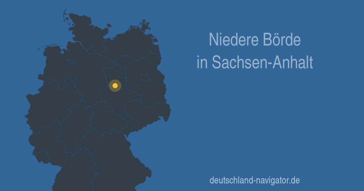 Niedere Börde in SachsenAnhalt Infos und Wissenswertes über Niedere