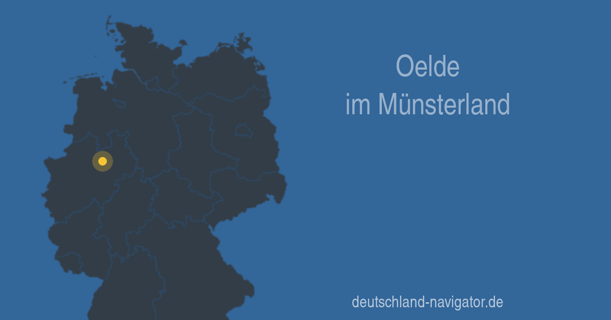 Oelde im Münsterland (Nordrhein-Westfalen) - Stadtplan, Routenplaner und mehr