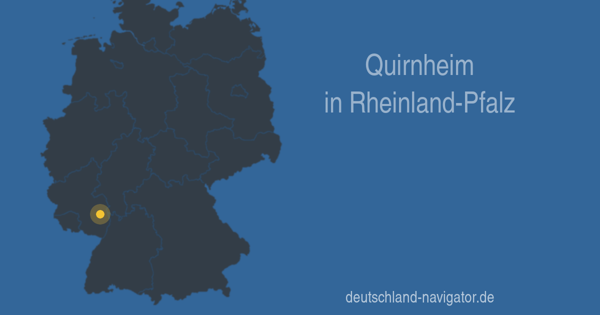Quirnheim in RheinlandPfalz Karte, Infos und Wissenswertes über