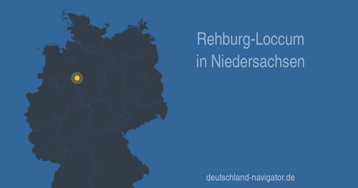 31547 Rehburg-Loccum in Niedersachsen - Alle Infos Karte, Wetter
