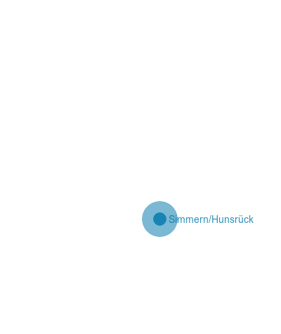 Karte Rhein-Hunsrück-Kreis