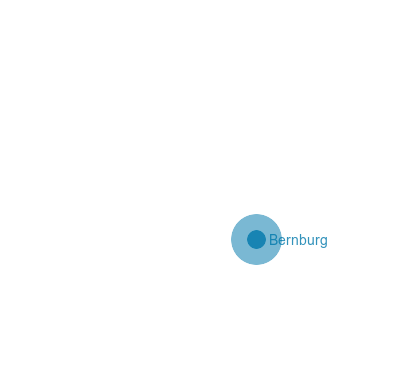 Sachsen-Anhalt: Karte Salzlandkreis