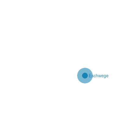 Karte Werra-Meißner-Kreis